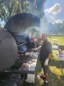 LoveServes Smoker grilling out HomesUnited
