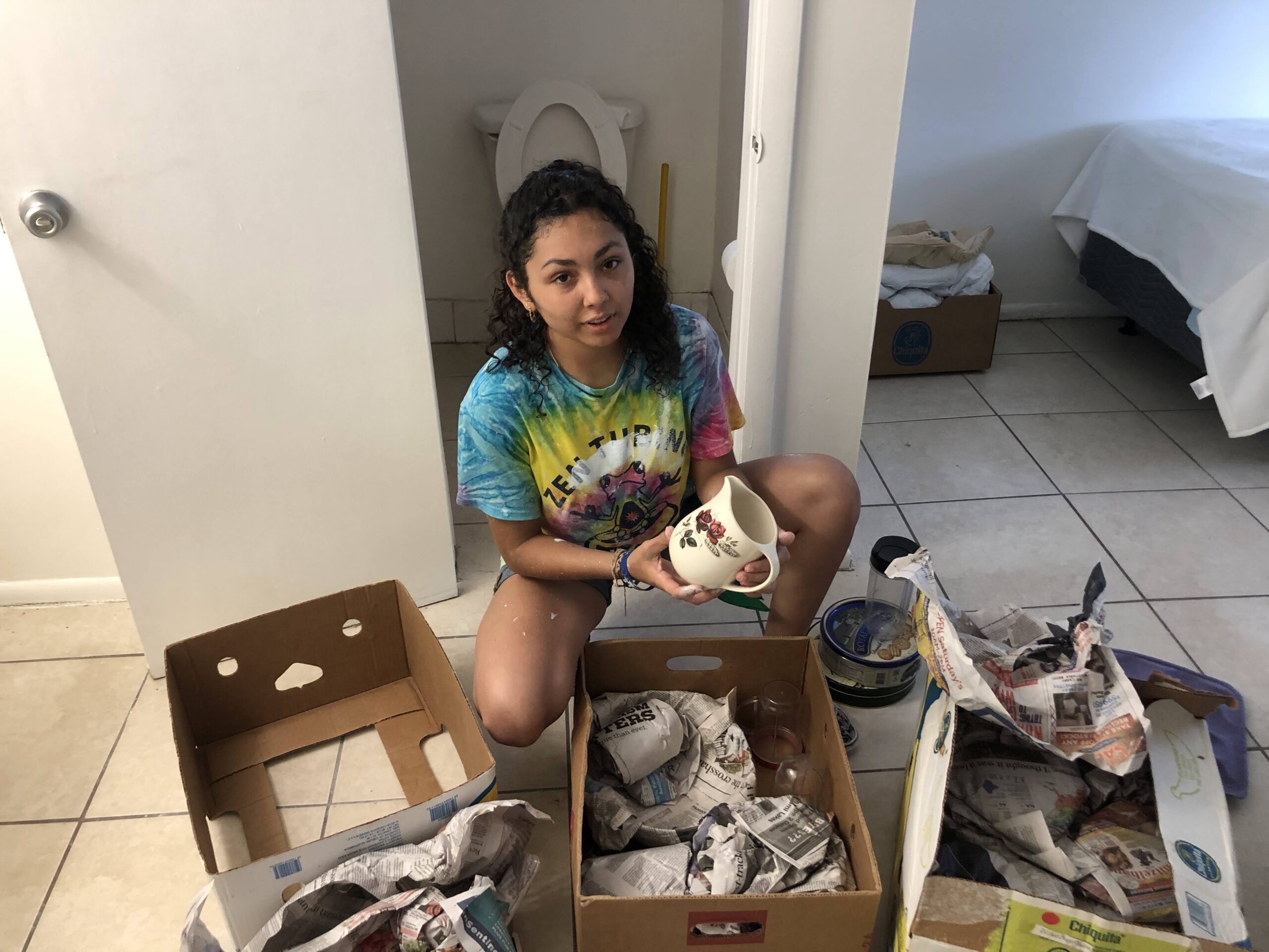 The homeless Projects high school painting volunteers