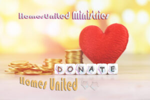 donate to HomesUnited today heart