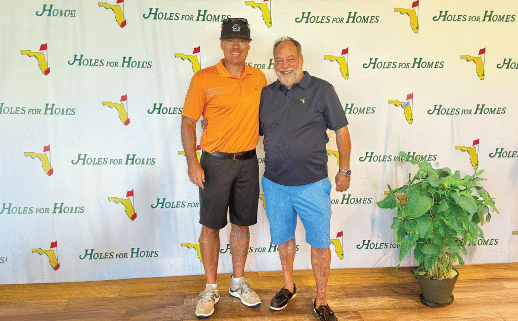 HomesUnited MInistries Duane Mellor and Trey Miller Holes for Homes Annual Classic