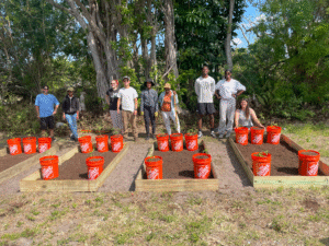 HomesUnited Gardens Community Cliets planning gardens Group Photo